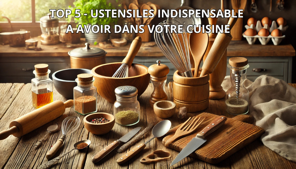 TOP 5 - Ustensiles indispensable à avoir dans votre cuisine