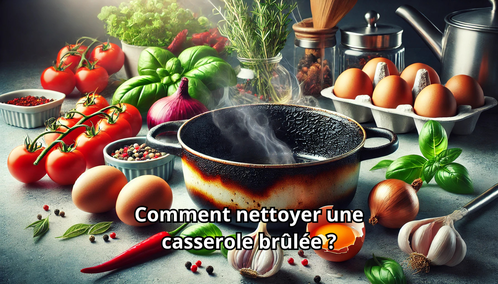 Comment nettoyer une casserole brûlée ?