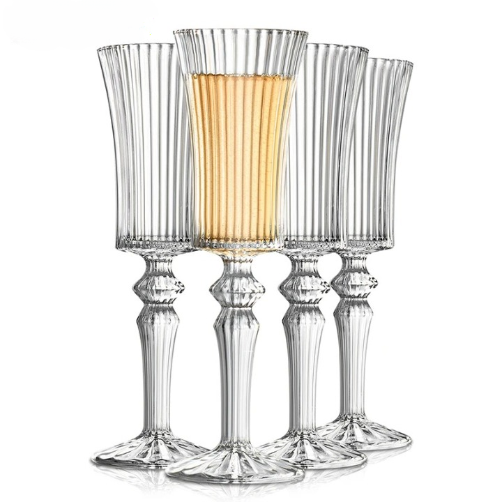 4 Verres à Champagne