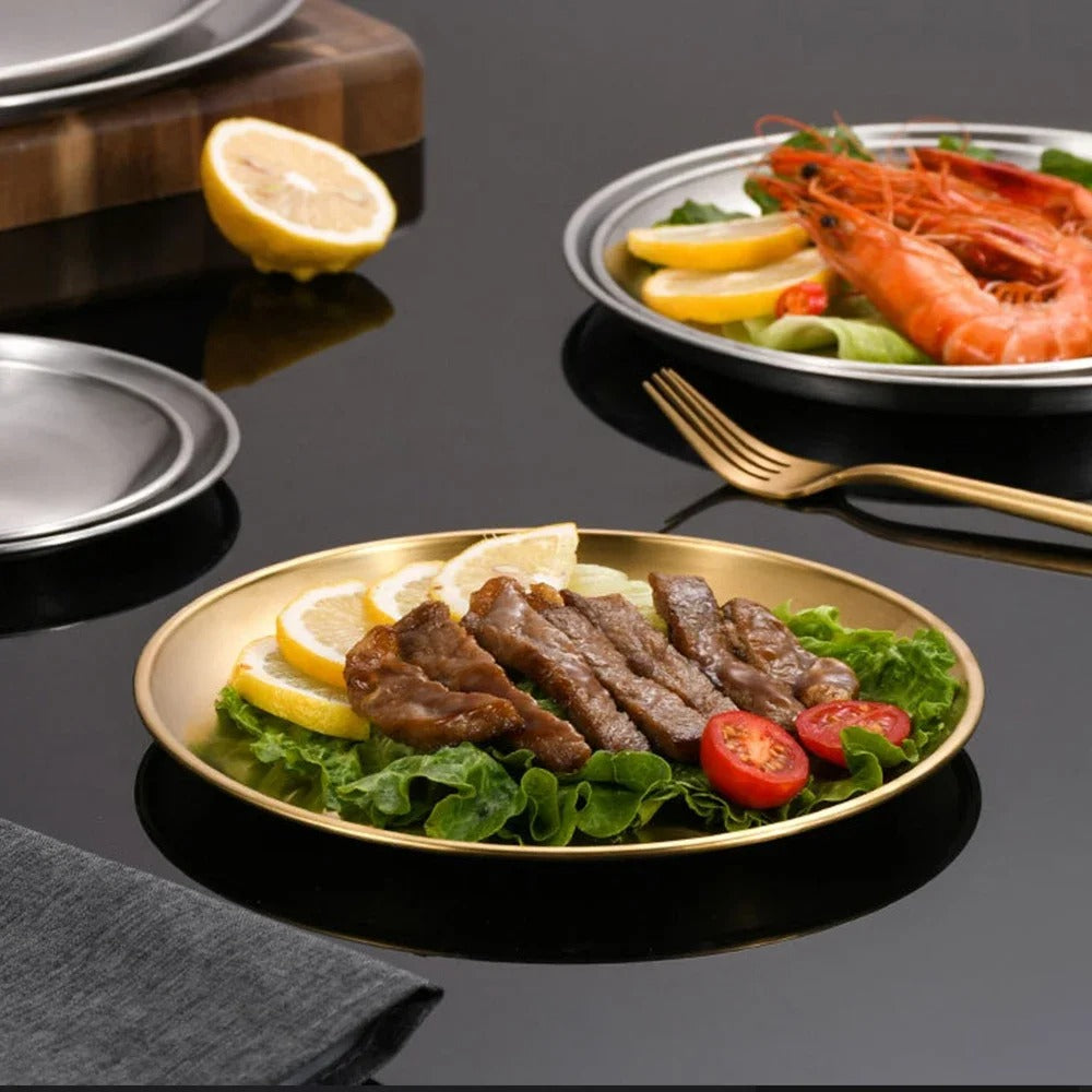 Assiettes Dorées