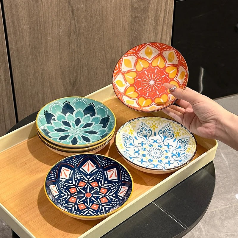 Assiettes Creuses Colorées