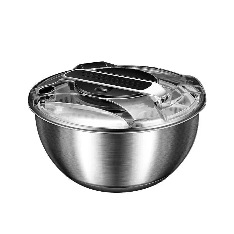 Essoreuse de cuisine pratique pour salades, légumes et fruits Droog, compacte et Essoreuse de cuisine pratique pour salades, légumes et fruits Droog, compacte et