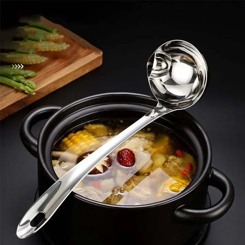 BUDPSI Louche Bec Verseur 2 Pièces, Acier Inoxydable Louche à Sauce, en Forme de Bec de Canard Louche Cuisine, avec Oreilles Pendantes, pour Contenir BUDPSI Louche Bec Verseur 2 Pièces, Acier Inoxydable Louche à Sauce, en Forme de Bec de Canard Louche Cuisine, avec Oreilles Pendantes, pour Contenir