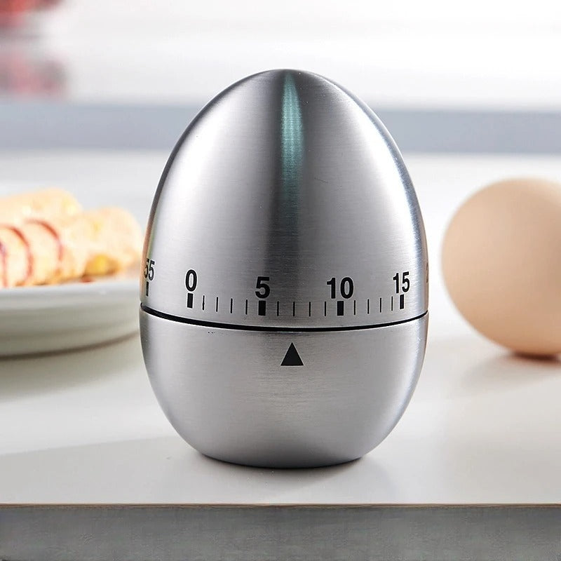Minuteur De Cuisine En Acier Inoxydable En Forme D'œuf Avec Alarme Rotative Mécanique Et Compte A Rebours De 60 Minutes Ideal Pour Cuisson 98529246 Minuteur De Cuisine En Acier Inoxydable En Forme D'œuf Avec Alarme Rotative Mécanique Et Compte A Rebours De 60 Minutes Ideal Pour Cuisson 98529246