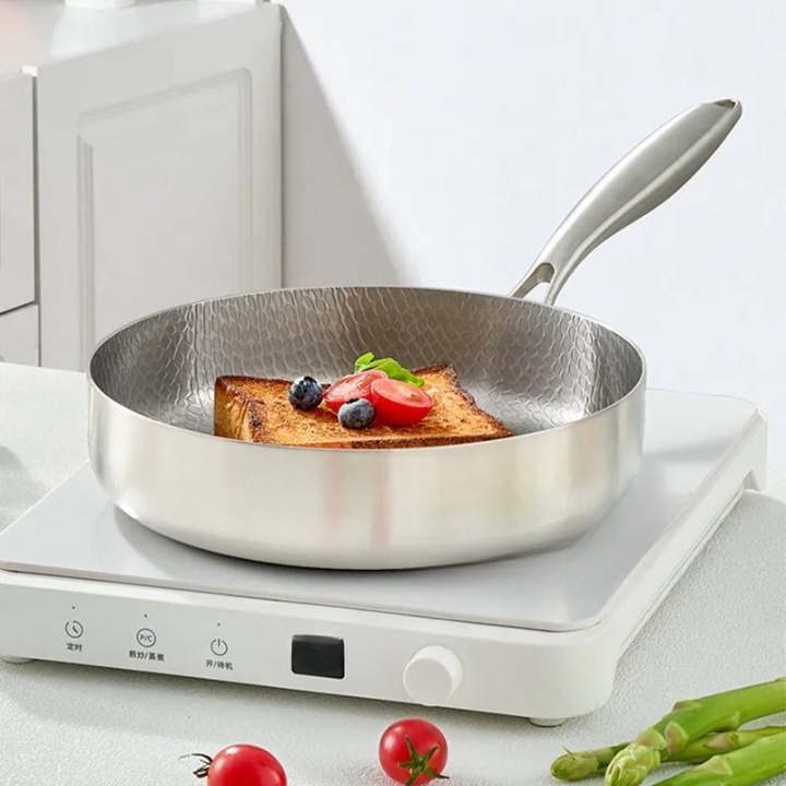 Poêle en Acier Inoxydable