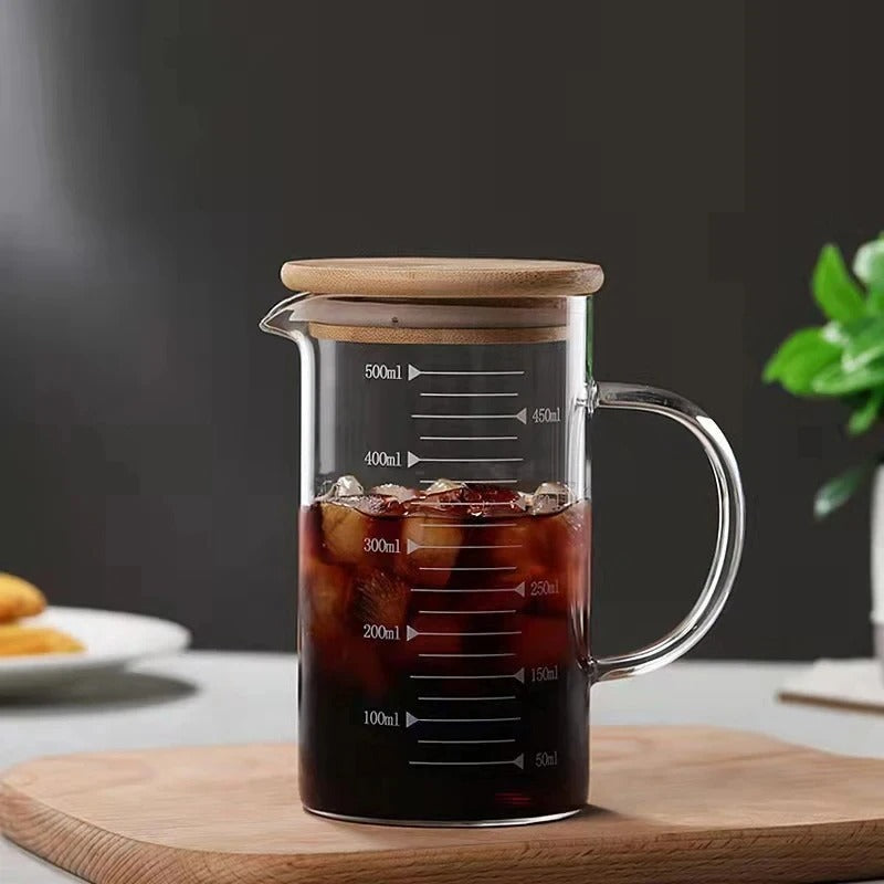 Verre Doseur avec Couvercle